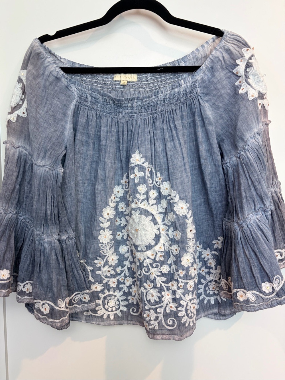 Ruby Yaya Embroidered Boho Top – - Picture 2 of 9